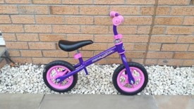 purple rocket balance bike